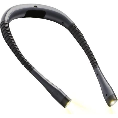 Lampe de lecture LED pour le cou, idéale pour lire au lit, 3 couleurs, 9 niveaux de luminosité, bras pliable, idéale pour la lecture, le tricot, le camping et les réparations. YMYNY
