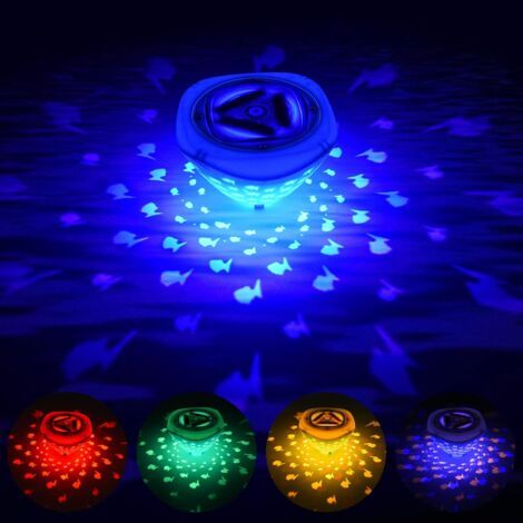 Lámpara Flotante LED Impermeable IP67 con 6 Modos de Color para Piscina Fuente Spa Fiesta-AUTRES (1/5)