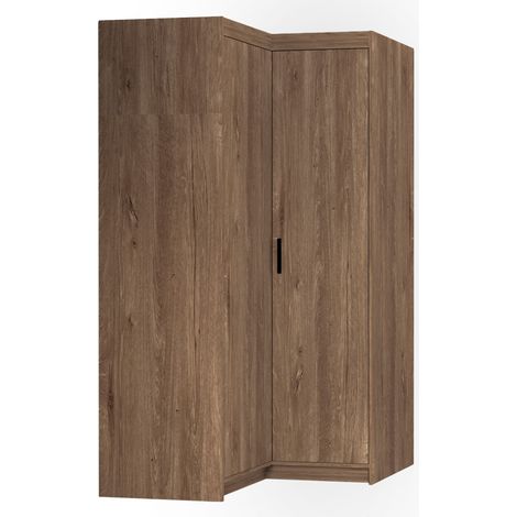 AX LIVING Eckschrank Eiche Lefkas Storicos Schrank 97,8 x190,5 x97,8cm