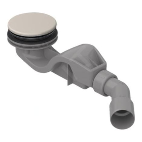 Bette Accessoires - Garniture de vidage pour receveurs de douche, sortie horizontale, pergamon B598-001 (1/2)