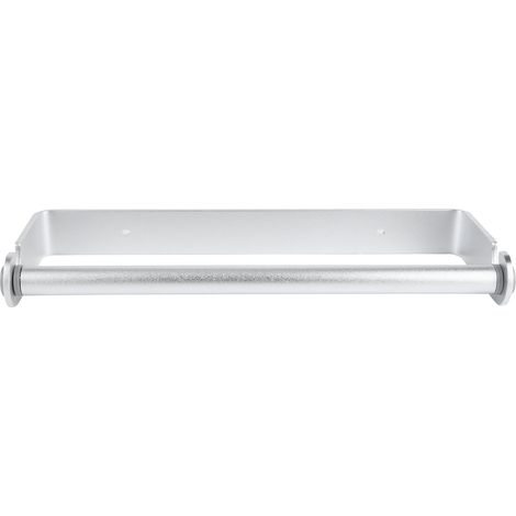 Porte-rouleau de papier essuie-tout mural pour cuisine, couleur argent (1/5)