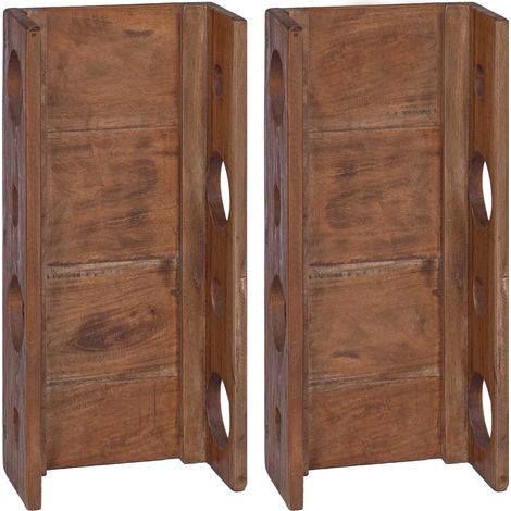 Étagère Marron 24 x 13 x 54 cm Bois de Mahogany Massif (1/5)