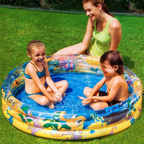 Bestway Planschbecken Pool Schwimmbecken Kinder Kinderpool Babypool 122x25cm (1/5)