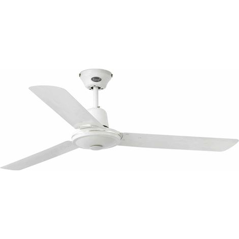 Faro Eco Medium Ceiling Fan Without Light White (1/5)