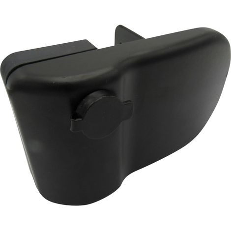 Black Motorhome Door Frame Lock - Entrance Security Plate (1/5)