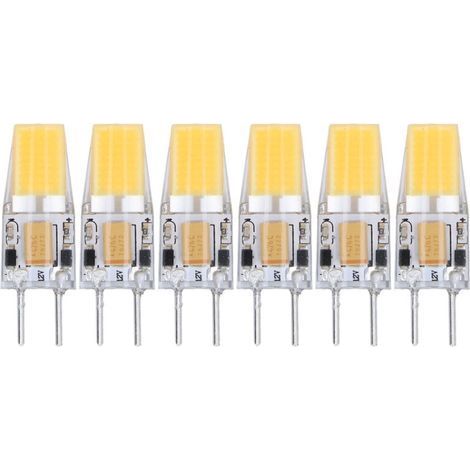 Ampoule GY6.35 5W AC DC12V COB, ampoule de plafond en Silicone à économie d'énergie pour salon, 6 pièces (1/5)