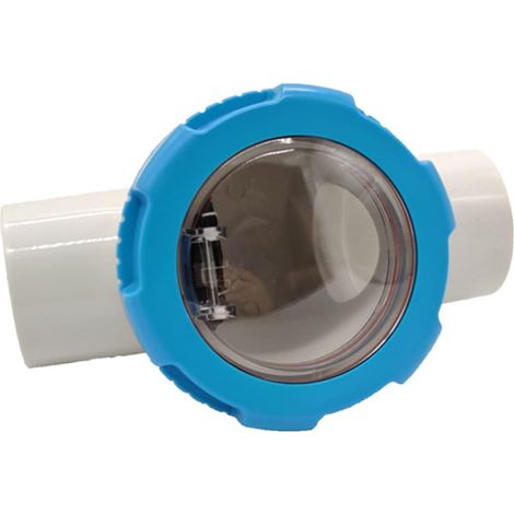 Lntyq Rückschlagventil für Schwimmbäder, transparentes Rückschlagventilzubehör für Schwimmbäder, 63 MM (1/5)