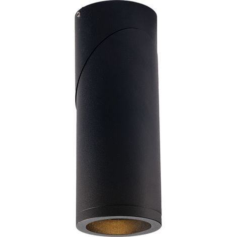 PORTAFARETTO CILINDRO ORIENTABILE GU10 NON INCLUSA, LAMPADA DA INTERNO INTEC LED Nero (1/3)