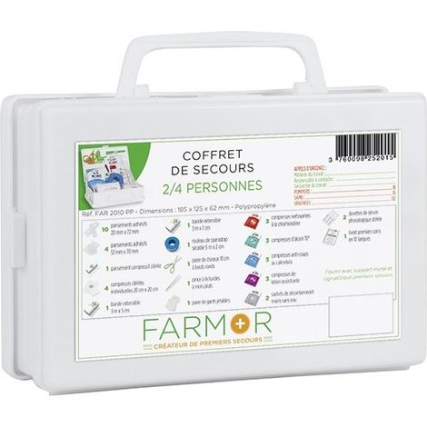Trousse De Secours Multirisques - 2/4 (coffret en polypropylène) (1/2)