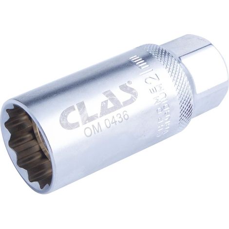 Clé à bougies magnétique 21mm l.65mm 3/8" - OM 0436 - CLAS Equipements