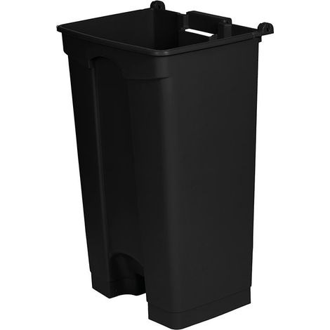 Cuve pour collecteur à pédale 90L - 48.3 x 39 x 79 cm - Noir - Lot de 6 - Dbmark