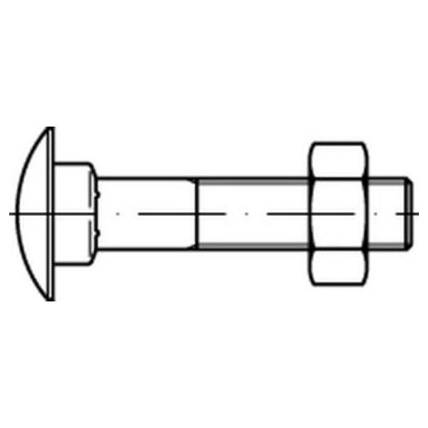 [NEUWERTIG] B-Ware Reyher Flachrundschraube Bolzen M12x150 Stahl 4,6 Galvanisch Verzinkt 50 Stück