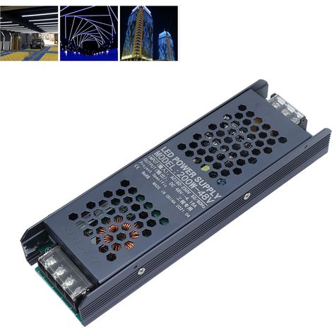 Alimentation à découpage magnétique 48 V, bande magnétique noire pleine puissance, 200 W, 180-250 V CA (1/5)