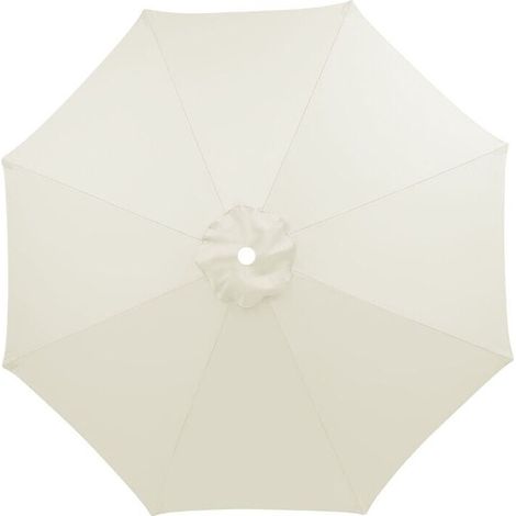 Ampio telo di ricambio per ombrellone da giardino a 8 stecche da 3 m, ideale per tavoli da esterno, cortili, giardini, spiagge, piscine e terrazze (solo telo). (1/4)
