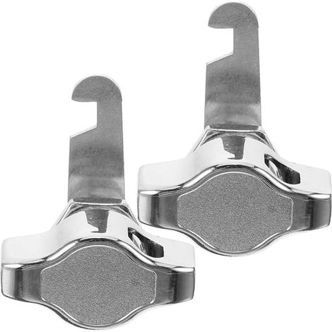 2 Serrures Batteuses Sans Clé 16 mm, Loquet à Came pour Casier (1/5)