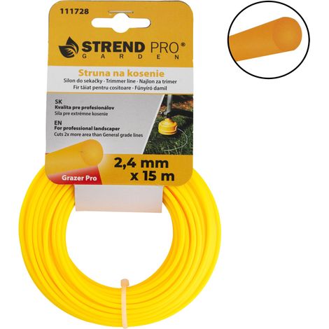 Trimmerfaden Grazer Pro 2,4 mm, L-15 m, rund
