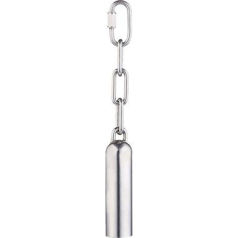 Cloche en acier inoxydable pour oiseaux, Cage a oiseaux resistante Jouets pour les perroquets, Gris africains, Aras, Petites cacatoes