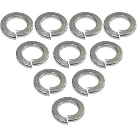 Rondelle Grower - M10 - Acier Inoxydable A2 - DIN 127 - Lot de 10