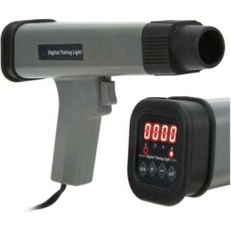 Luz estroboscópica automotriz Rubberskin, para motor de gasolina de 12 V, luz estroboscópica con clip de inducción y dos pinzas de cocodrilo para automóvil, motocicleta [Clase energética A+],