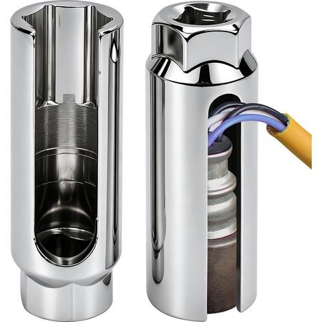Clé pour sonde lambda - 22 mm - Jeu de douilles - Entraînement 1/2" (1/5)
