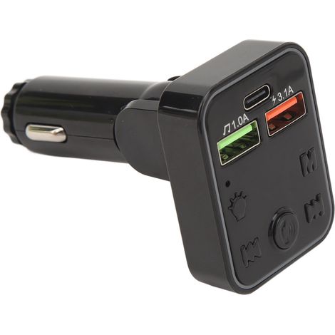 Bluetooth 5.3-Transmitter, Funkradio, Bluetooth-Kfz-Adapter, kabelloser MP3-Player, 12V-24V-Kfz-Kit P22 (1/5)