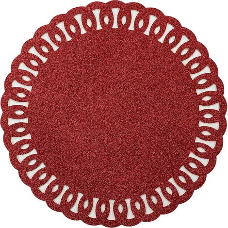 Tischset, glitzernd, Ø 38 cm