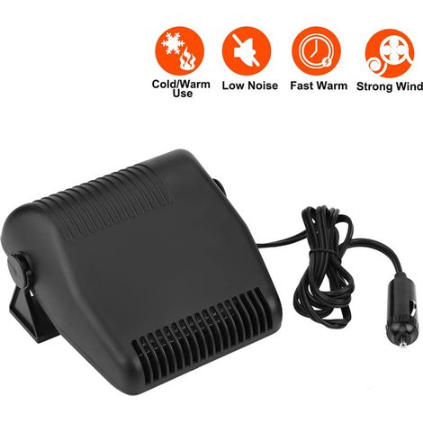 1 Chauffage et désembuage portable, thermostat, 12 V, 2 en 1, pour voiture, camping, caravane (1/5)