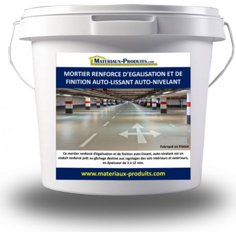 Mortier renforcé d'égalisation et de finition auto-lissant, auto-nivelant - 12.5 Kg Gris - MATPRO