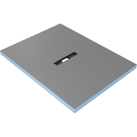 Wedi – Receveur de douche à carreler 1800x900x50mm – Écoulement centré – Pente intégrée – Bonde de vidage incluse – Pour chantiers humides (1/3)