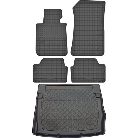 BMW 1er F20 F21 Schrägheck (10/2011–06/2019) – SET: Gummifußmatten + Kofferraummatte