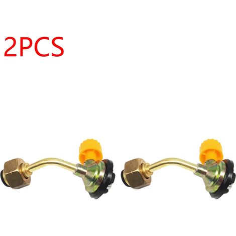 Adaptateur de remplissage de gaz (1 à 5 pièces) pour réchaud de camping à propane : adaptateur pour bouteille de propane, convertisseur, coupleur de remplissage, accessoires pour réchauds de cuisine p (1/4)