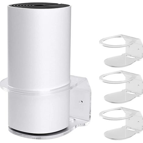 Lot de 3 supports muraux pour système WiFi en maille pour toute la maison, support de gestion des cordons sans fils désordonnés, support mural robuste (1/5)