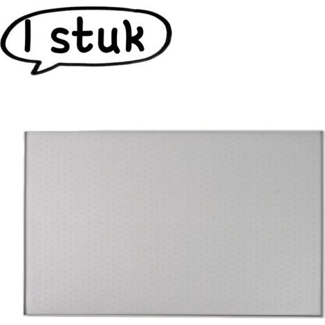 1 unidad, Alfombrilla para mascotas, Alfombrilla de silicona antideslizante para comer, ideal para gatos y perros, Impermeable, 48 x 30 cm, Gris (1/5)