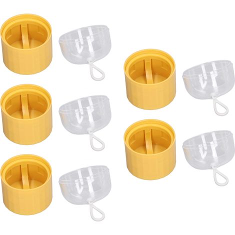5 étuis de rangement suspendus pour éponges cosmétiques, amovibles, portables, anti-poussière, séchage rapide (1/5)