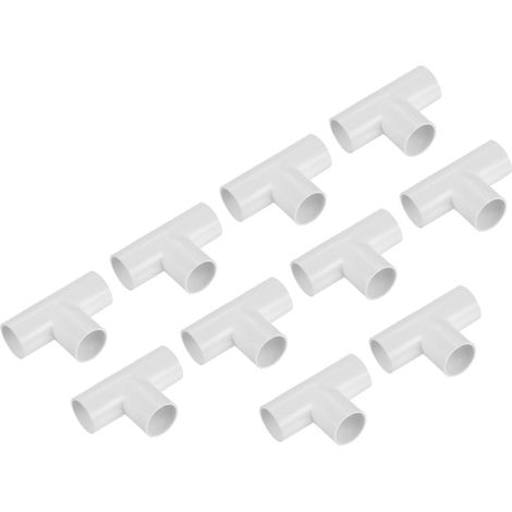 Paquet de 10 Coupleur de Conduit en PVC 25mm 3 Voies (1/5)