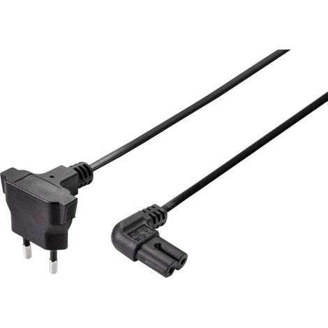 Sygonix SY-5043506 alimentation Cordon électrique noir 5.00 m S594322