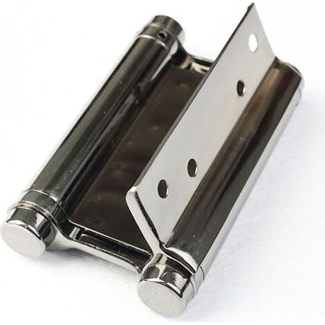 2Pcs Stainless Steel Door Hinges Double Action Door Hinge Anti-Rust Furniture Hinge Screw-in Spring Hinges Swing Door Hinge for Saloon Cafe Bar Double Door (1/5)