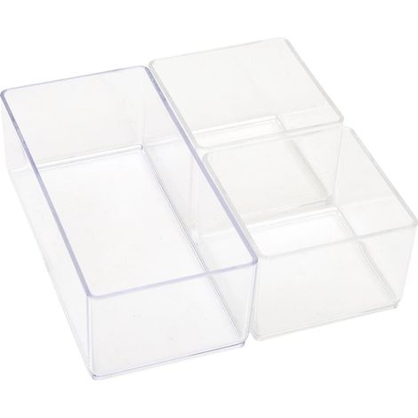 Organisateur de rangement 3 boites modulables petit modèle (1/5)