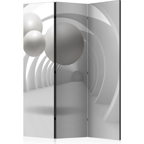 Paravento - White Tunnel [Room Dividers] - 135x172 (1/4)
