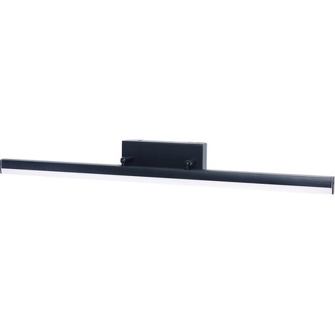 Applique bagno specchio LED 18W nero opaco Evan Rabalux (1/4)
