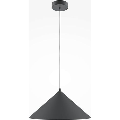Suspension de cuisine moderne - cône noir mat FLORA (1/4)