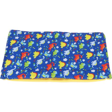 Sac de couchage pour reptile, lit dragon barbu doux et chaud avec oreiller pour gecko léopard (couette jaune dinosaure) (1/5)