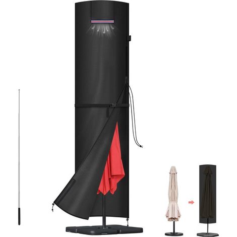 Sonnenschirm Hülle für Ampelschirm, wasserdicht & winddicht, 240cm (1/5)