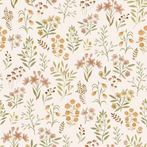 Vliestapete - Inia - Weiß Gold Creme Blumen Floral Grandeco - A80102 (1/4)