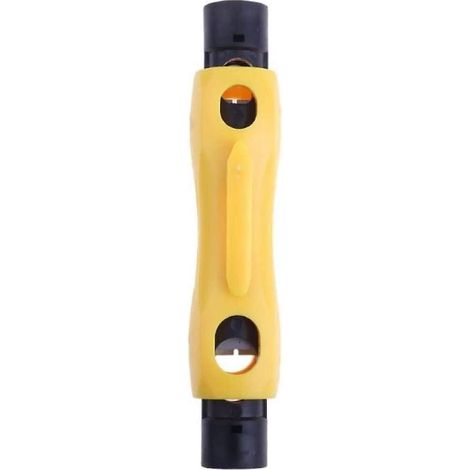 Abisolierwerkzeug für Koaxialkabel (Stiftform) für RG59-, RG6-, RG7- und RG11-Kabel