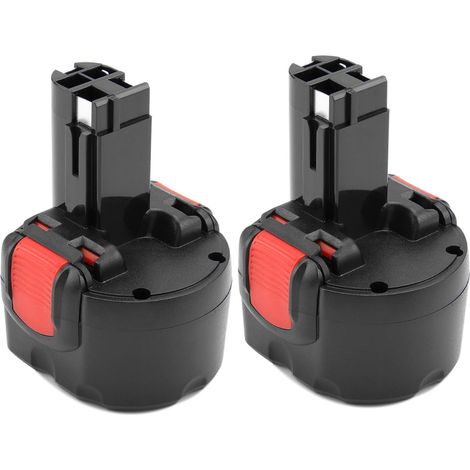 2X 9.6V 4.8Ah Ni-MH Batterie pour Bosch BAT048 PSR 960 Batterie BAT100 BAT119 2607335272 2607335461 26073352602 compatible avec Bosch GSR9.6 GSR 9.6VE-2 PSR 960 23609 32609-RT outil électrique (4800 (1/5)