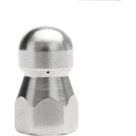 Buse de nettoyage rotative pour nettoyeur haute pression destinée au dragage des canalisations d'égout, argent (d) (1/5)