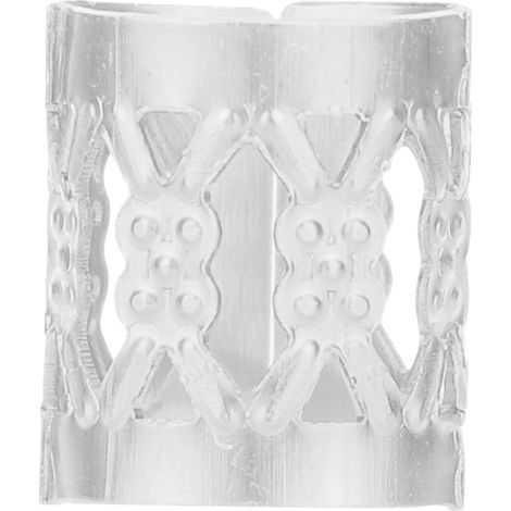 100 anneaux et perles ajustables pour tresses, accessoires de coiffure et de perruque argentés (1/5)