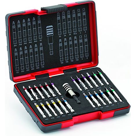 USAG 664 S25 SERIE KIT INSERTI BIT LUNGHI ESAGONALI TORX A CROCE PH PZ E TAGLIO