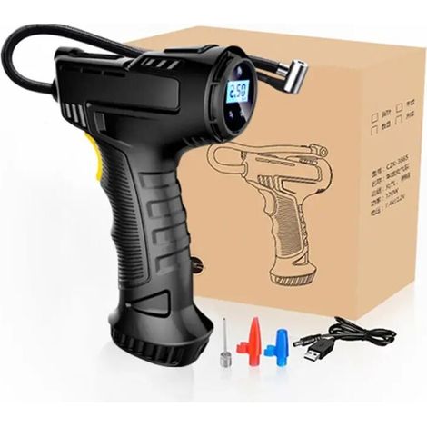 120W voiture pompe à Air électrique pneu de voiture pompe gonflable Portable Rechargeable compresseur d'air numérique Auto gonfleur de pneu équipement